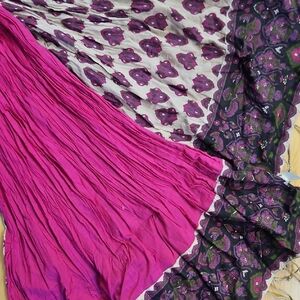 Cotton Made In India Boho Scarf Reversible